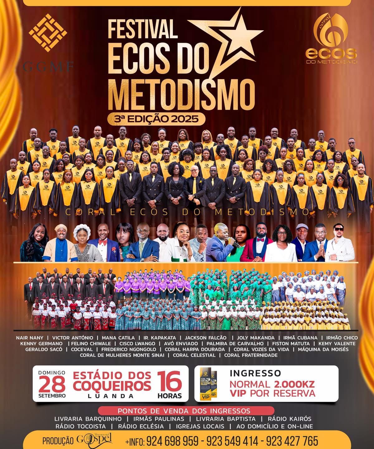 Read more about the article Conheça os Artistas confirmados para a 3* Edição do Festival Ecos do Metodismo 2025!